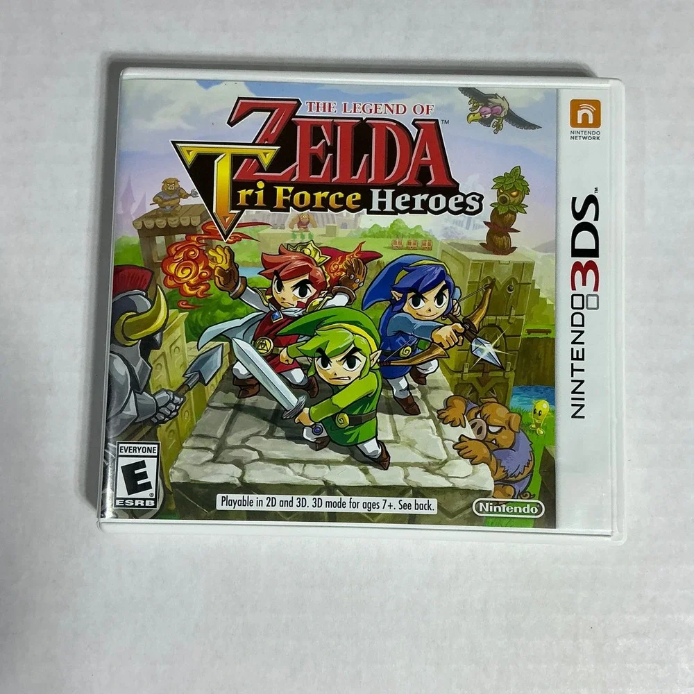 The Legend of Zelda Tri Force Heroes Nintendo 3DS Video Game CTR-P-EA3E Case